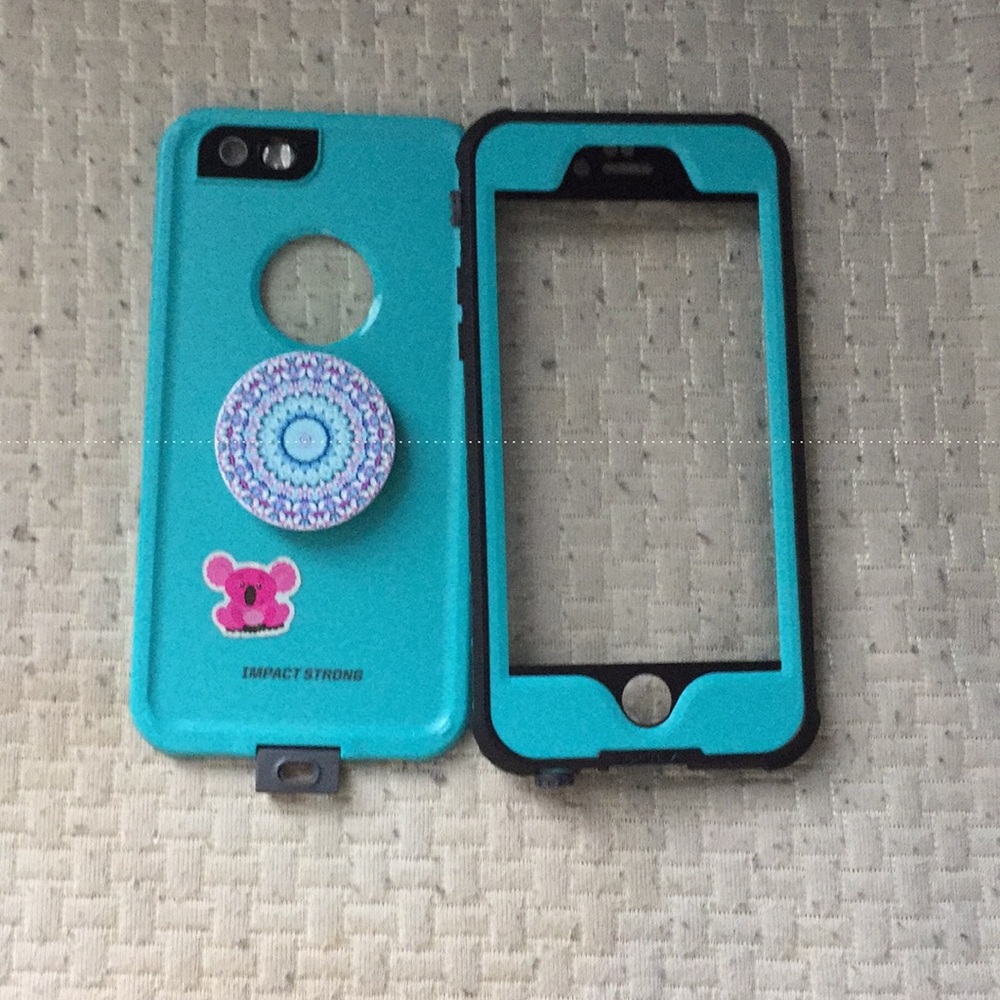teal phone case